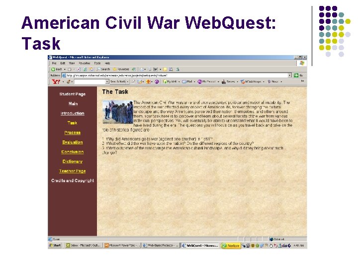 American Civil War Web. Quest: Task 
