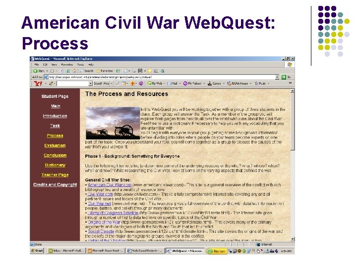 American Civil War Web. Quest: Process 