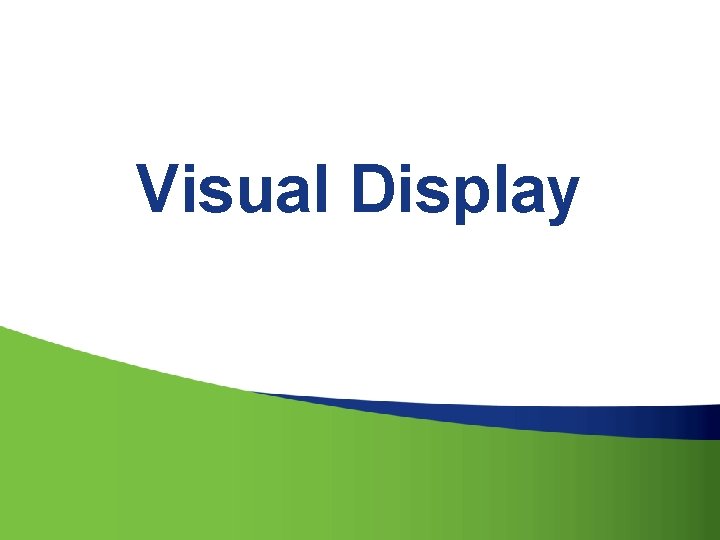 Visual Display 