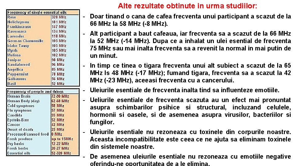 Alte rezultate obtinute in urma studiilor: - Doar tinand o cana de cafea frecventa