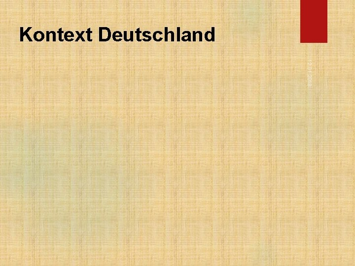 Kontext Deutschland 12. 01. 2018 