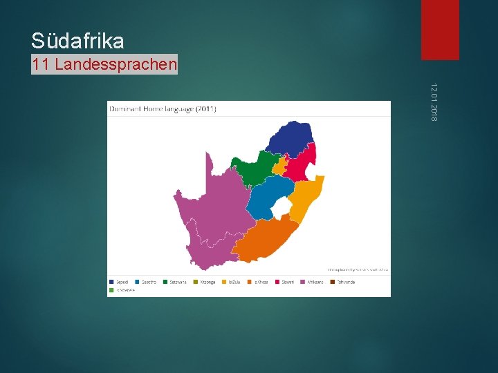 Südafrika 11 Landessprachen 12. 01. 2018 