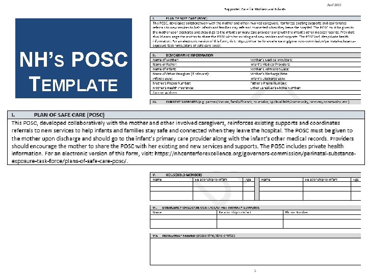 NH’S POSC TEMPLATE 