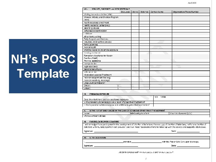 NH’s POSC Template 