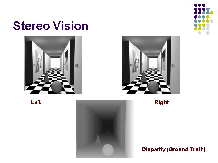 Stereo Vision Left Right Disparity (Ground Truth) 