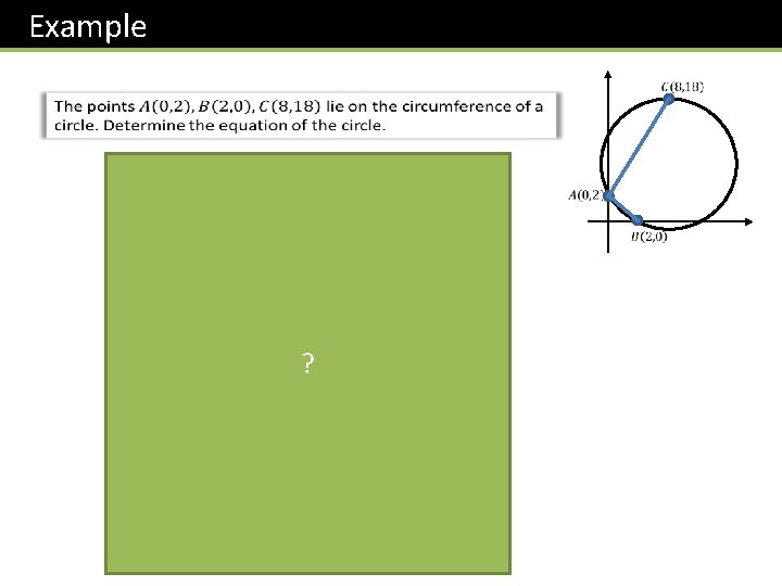 Example ? 