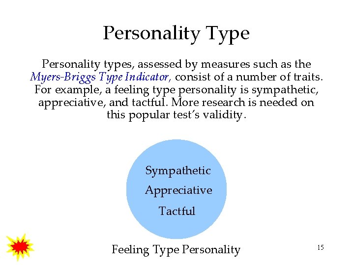 Personality traits a type Personality