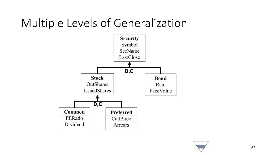 Multiple Levels of Generalization 67 