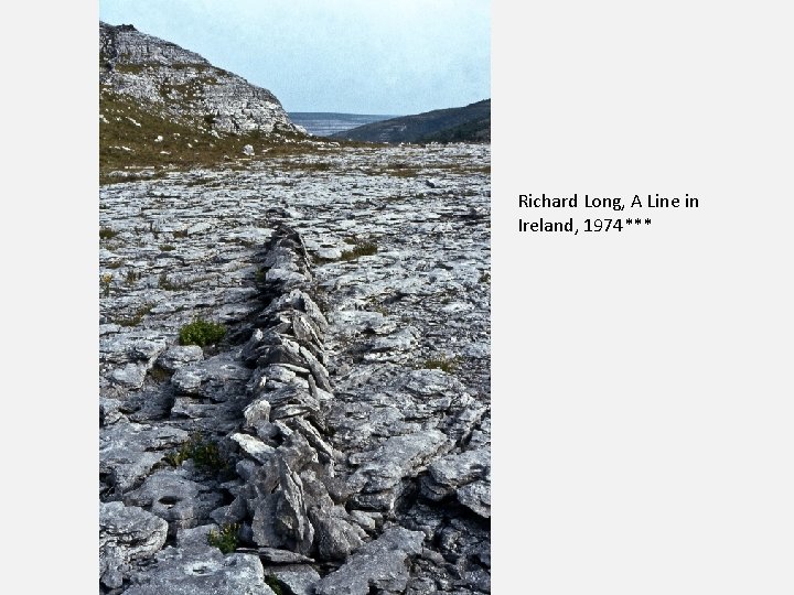 Richard Long, A Line in Ireland, 1974*** 