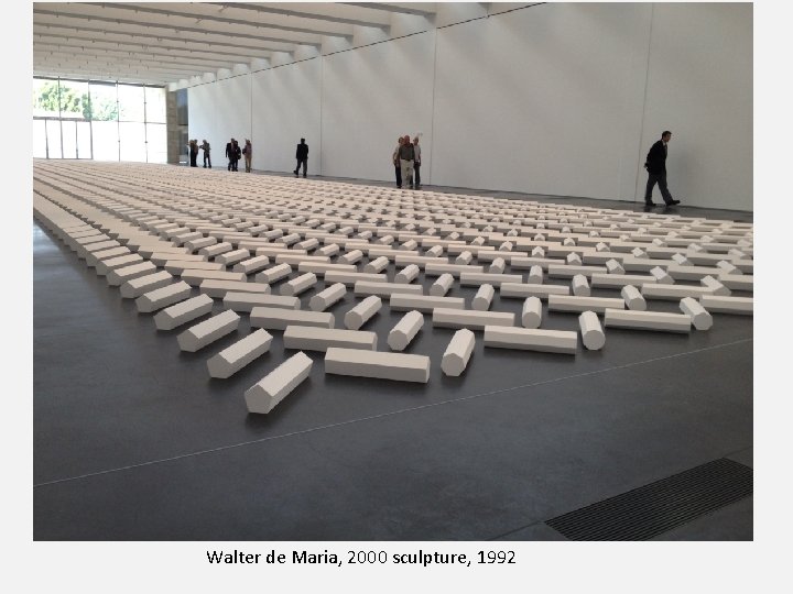 Walter de Maria, 2000 sculpture, 1992 