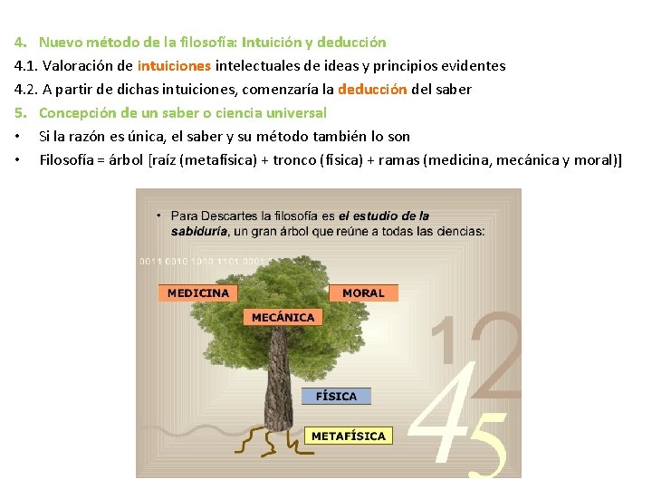 4. Nuevo método de la filosofía: Intuición y deducción 4. 1. Valoración de intuiciones