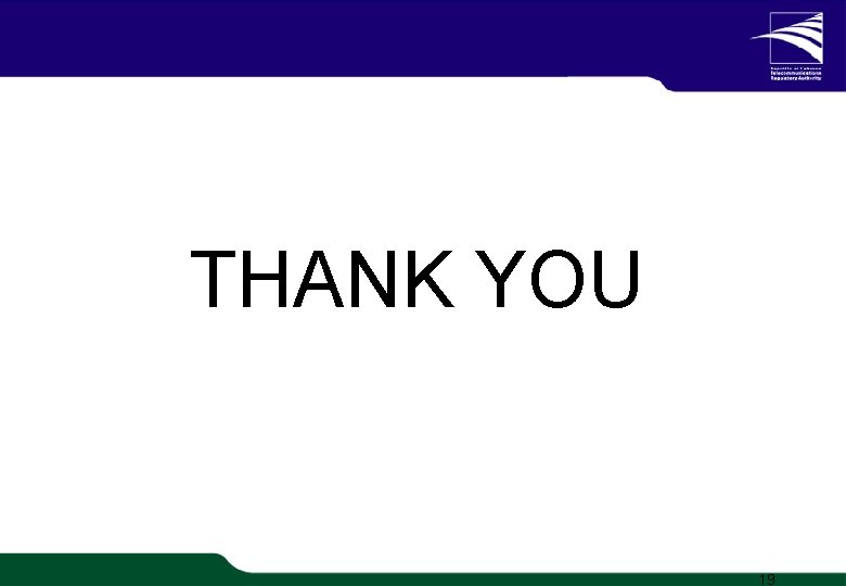THANK YOU 1/20 TRA Proprietary 19 THANK YOU 1/20 TRA Proprietary 19