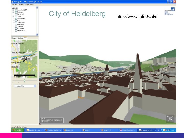 City of Heidelberg http: //www. gdi-3 d. de/ 