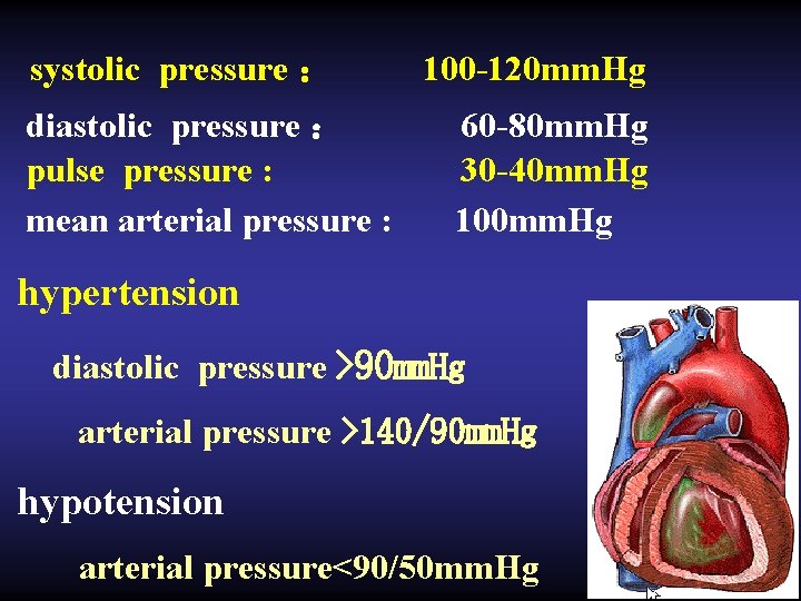 systolic pressure ： diastolic pressure ： pulse pressure : mean arterial pressure : 100