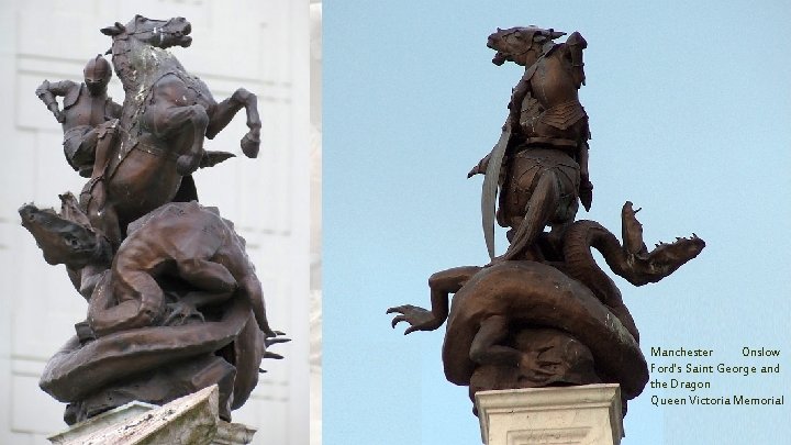 Manchester Onslow Ford's Saint George and the Dragon Queen Victoria Memorial Manchester Onslow Ford's Saint George and the Dragon Queen Victoria Memorial
