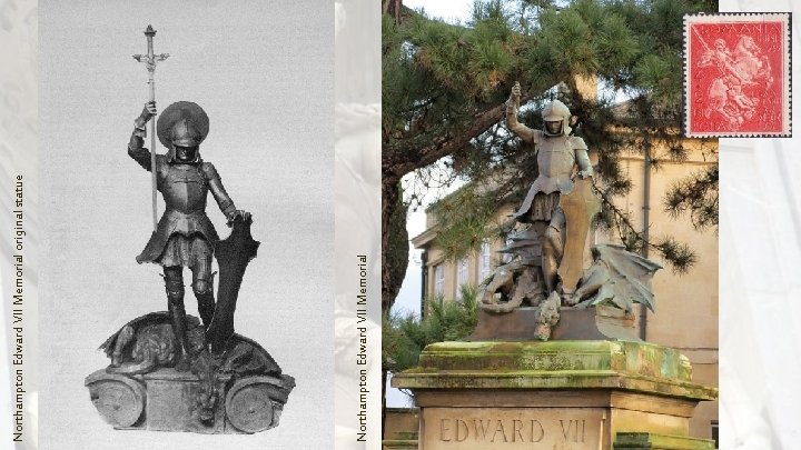 Northampton Edward VII Memorial original statue Northampton Edward VII Memorial original statue