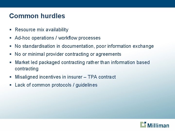 Simplifying Claims Management Alam Singh Iii Workshop Feb