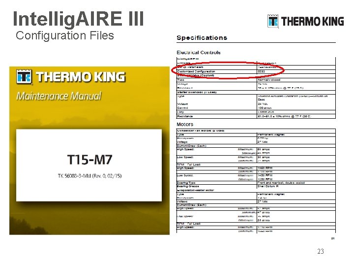 Intellig. AIRE III Configuration Files 23 