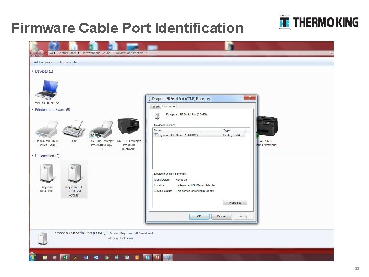 Firmware Cable Port Identification 32 