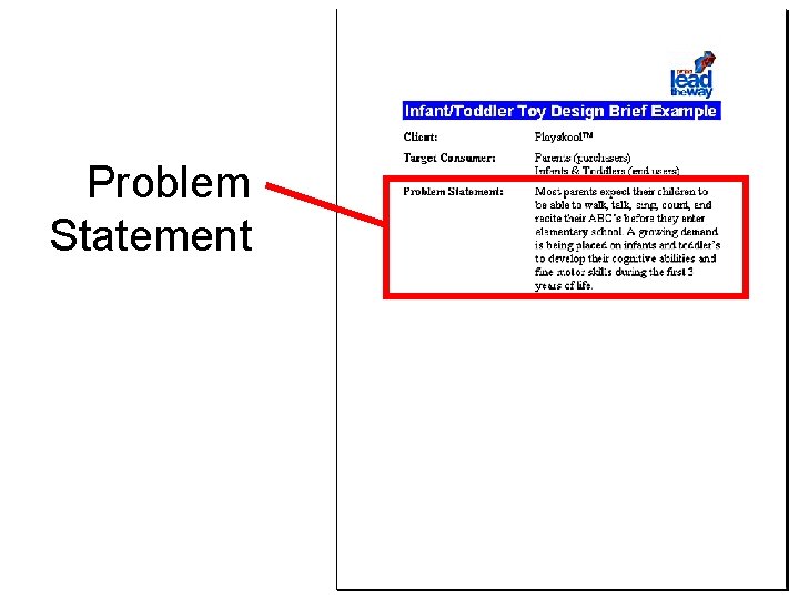 Problem Statement Problem Statement
