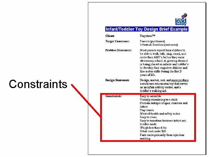 Constraints Constraints