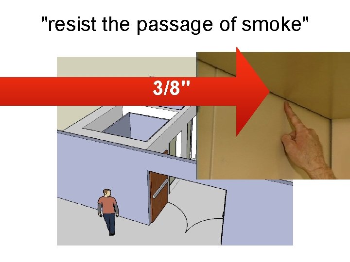 "resist the passage of smoke" 3/8" 