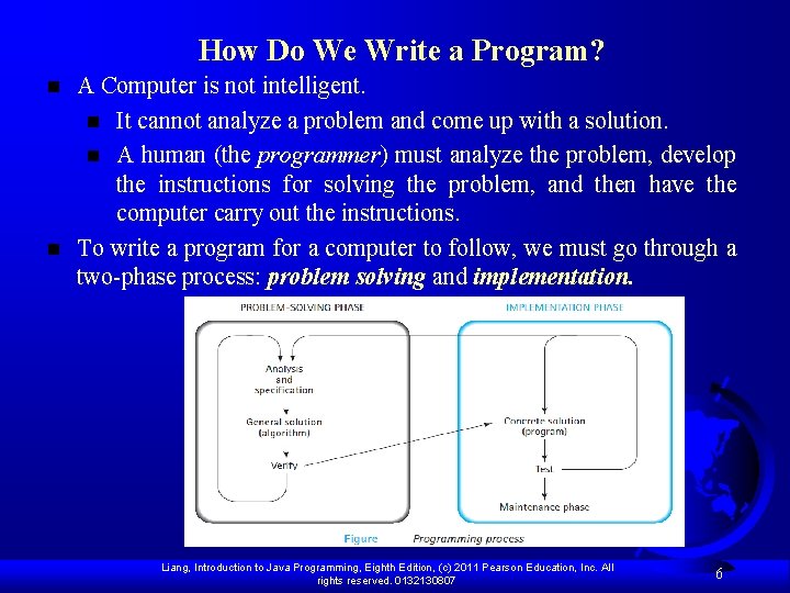 How Do We Write a Program? n n A Computer is not intelligent. n