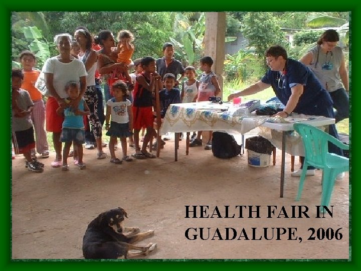HEALTH FAIR IN GUADALUPE, 2006 