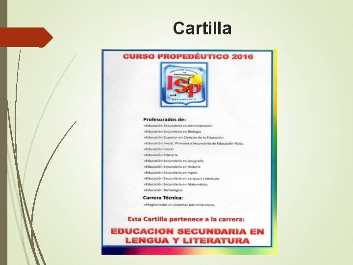 Cartilla 