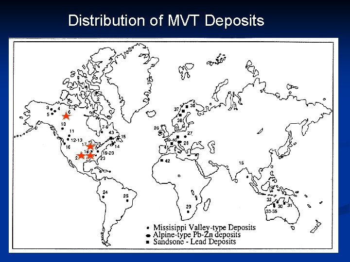 Distribution of MVT Deposits 