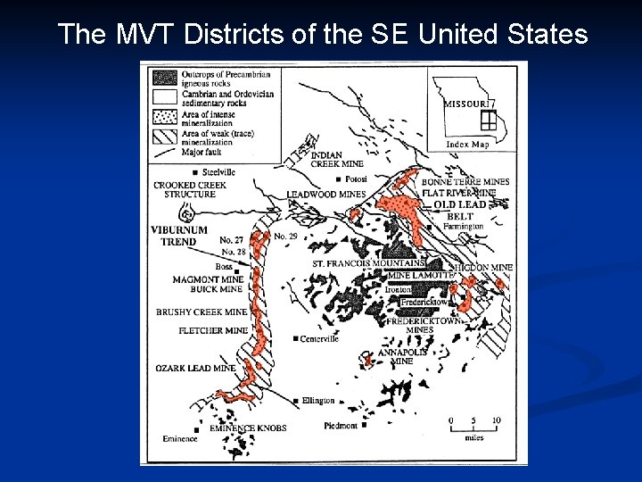 The MVT Districts of the SE United States 