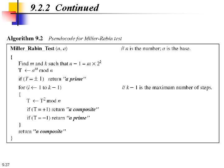 9. 2. 2 Continued 9. 37 