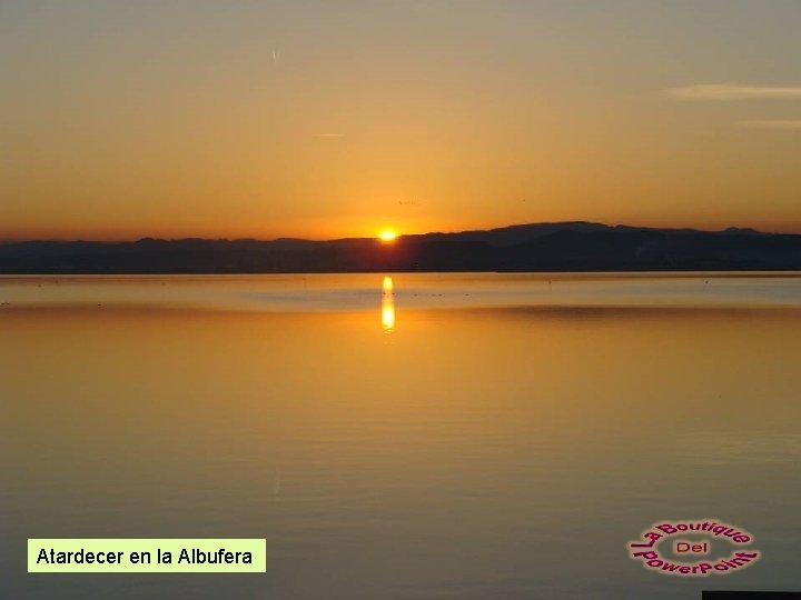 Atardecer en la Albufera 