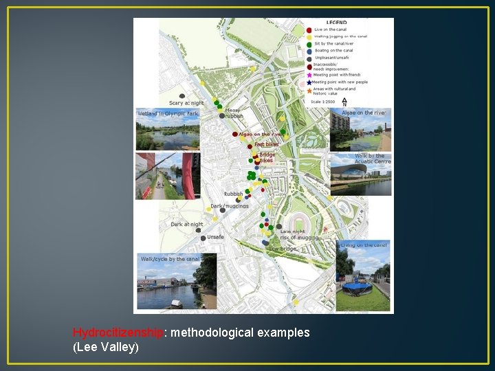 Hydrocitizenship: methodological examples (Lee Valley) 