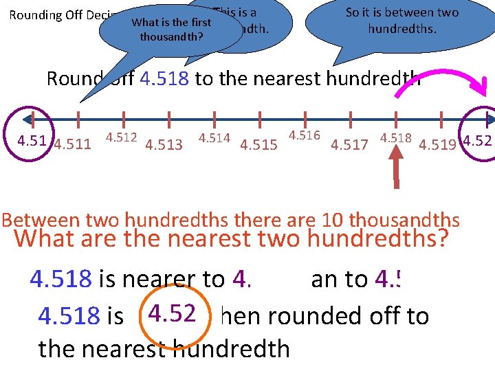 Rounding Off Decimals. What is the first This is a thousandth? So it is