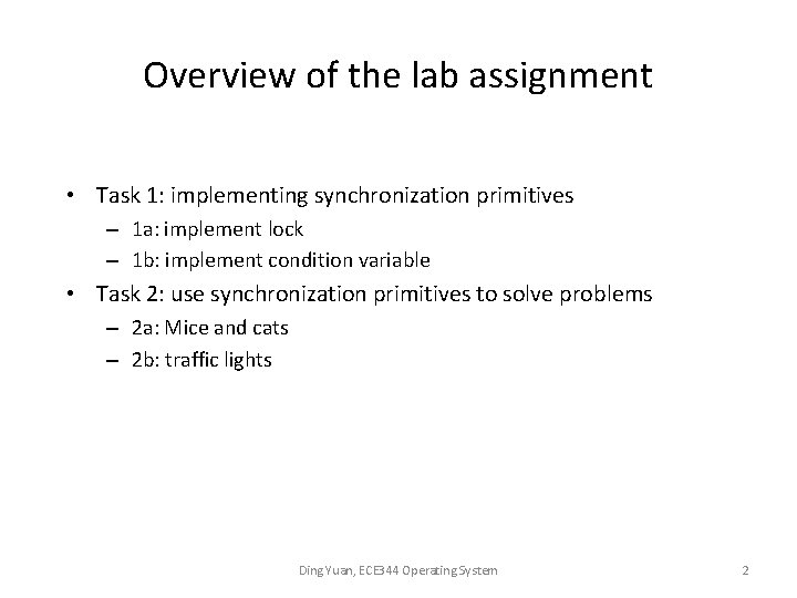 lab 3.1 – create — f5 automation & orchestration... Operating Systems ECE 344 Lab assignment 1 Synchronization