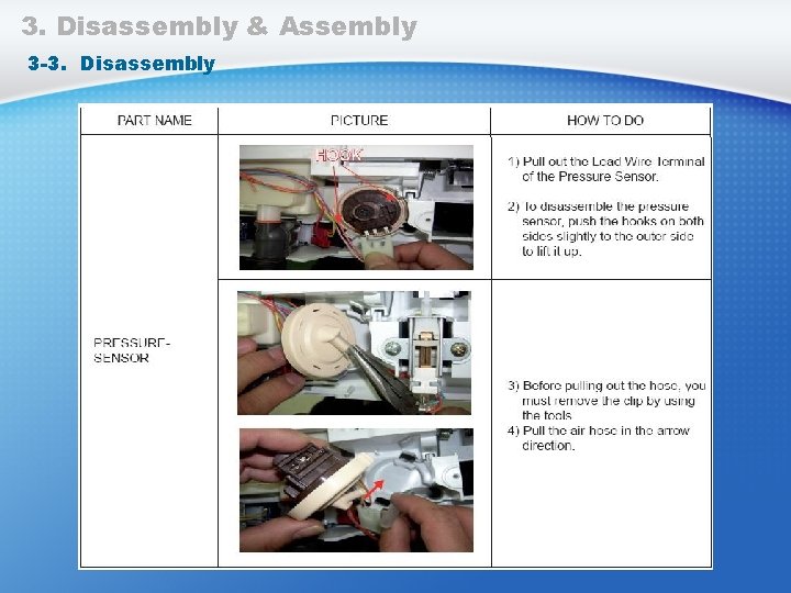 3. Disassembly & Assembly 3 -3. Disassembly 