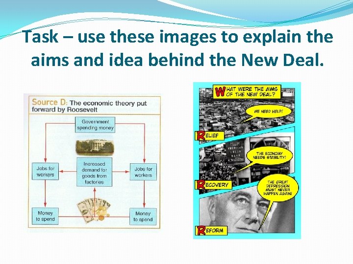 Task – use these images to explain the aims and idea behind the New Task – use these images to explain the aims and idea behind the New