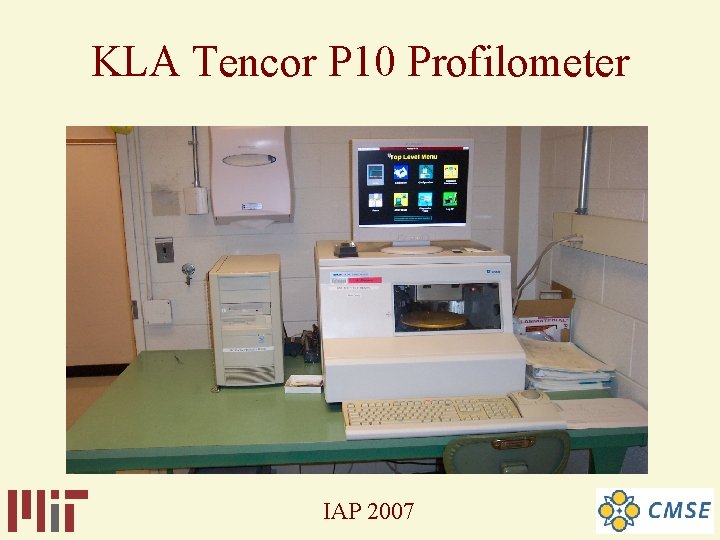 KLA Tencor P 10 Profilometer IAP 2007 KLA Tencor P 10 Profilometer IAP 2007