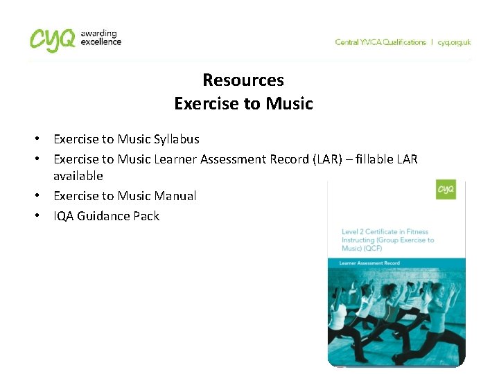 Resources Exercise to Music • Exercise to Music Syllabus • Exercise to Music Learner