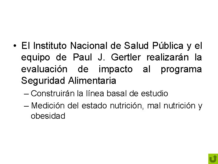  • El Instituto Nacional de Salud Pública y el equipo de Paul J.