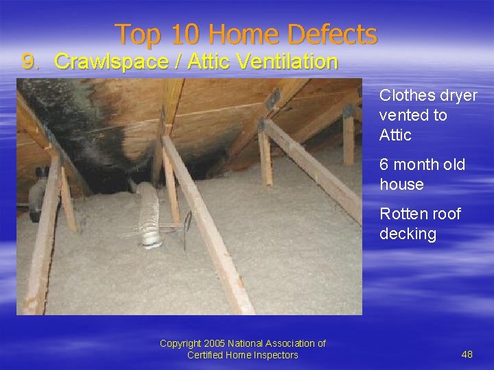 Top 10 Most Common Home Defects Presented by