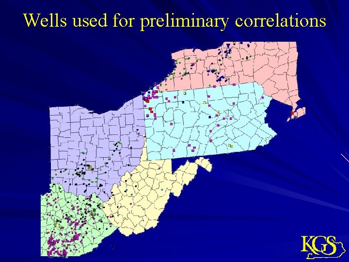 Wells used for preliminary correlations Wells used for preliminary correlations