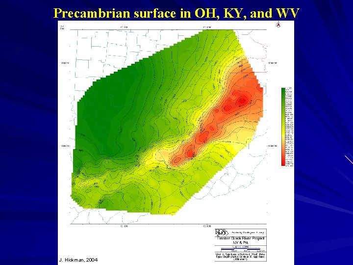 Precambrian surface in OH, KY, and WV J. Hickman, 2004 