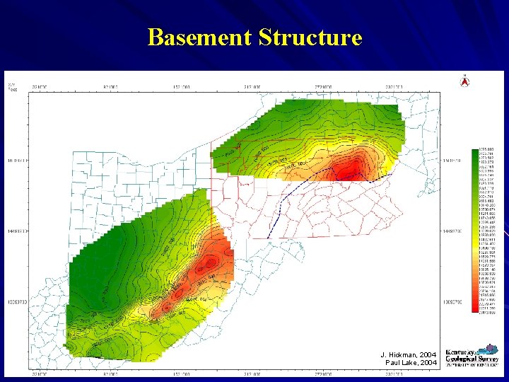 Basement Structure J. Hickman, 2004 Paul Lake, 2004 