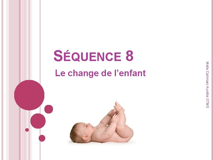 Le change de l’enfant Melle Dahmani Aurélie STMS SÉQUENCE 8 