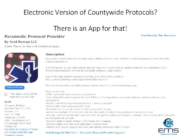 Electronic Version of Countywide Protocols? There is an App for that! 