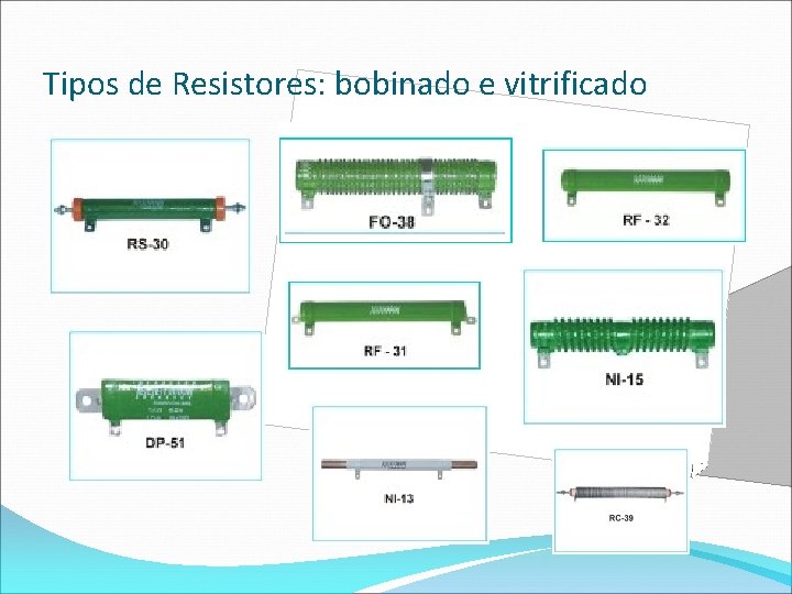 Tipos de Resistores: bobinado e vitrificado 