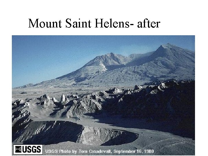 Mount Saint Helens- after 