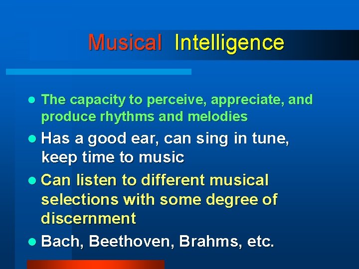 Multiple Intelligences English Language Teaching and Technology A